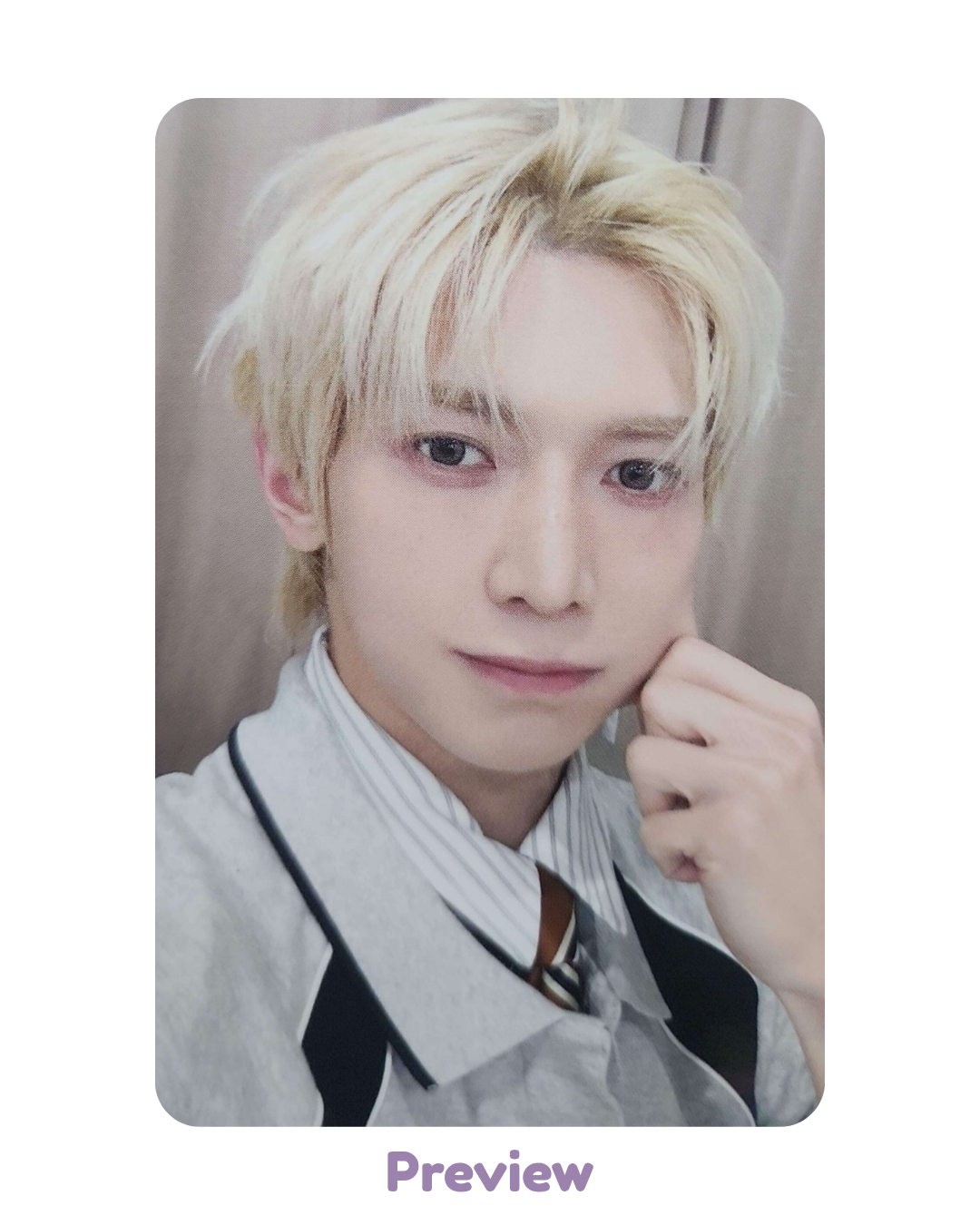 Yeosang Tokyo Fanmeeting Trading Card ver. 2 merch Atiny's Voyage: Tiny Mystery ATEEZ