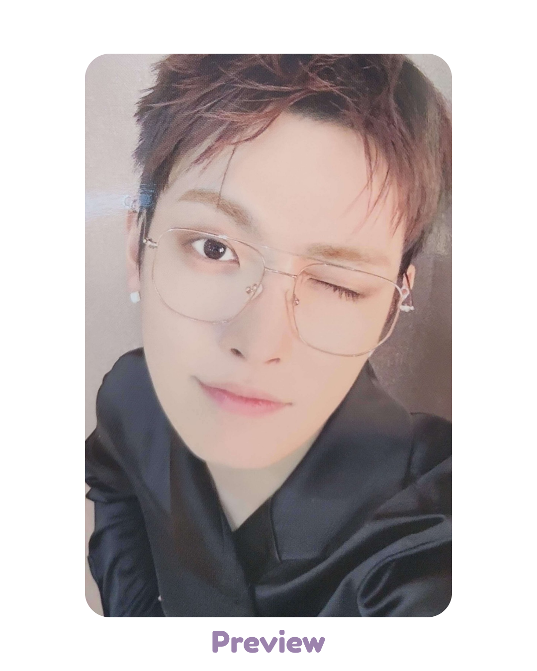 Hongjoong Tokyo Fanmeeting Trading Card ver. 3 merch Atiny's Voyage: Tiny Mystery ATEEZ